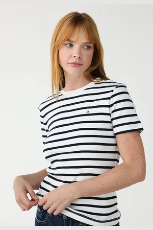 Tommy Hilfiger Camiseta Slim Logo Branca