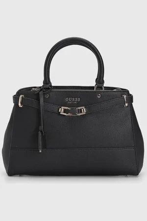 Guess Bolsa Tiracolo Alça Dupla Preta