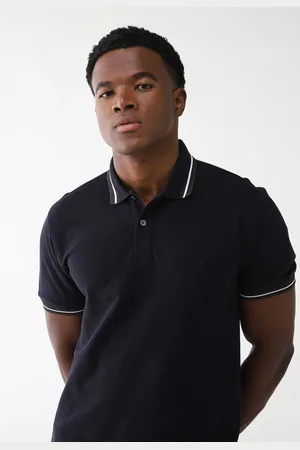Aramis Camisa Polo Reta Lisa Azul-Marinho
