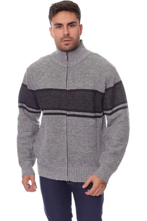 Crocker Suéter Masculino Tricot Forrado Com Zíper - 49734