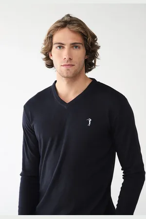 Aleatory Suéter Tricot Slim Mini Icon Azul-Marinho