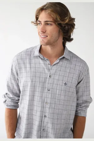 Dudalina Camisa Reta Xadrez
