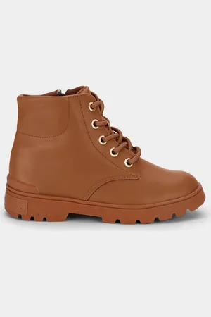 Calçados Bibi Infantil - Bota Bibi Urban Coturno Marrom 28