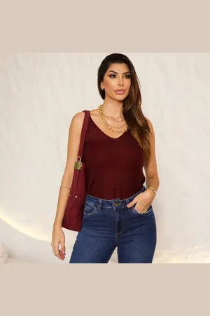 Revanche Blusa Regata Tricot Veranel Feminino Drusiliana