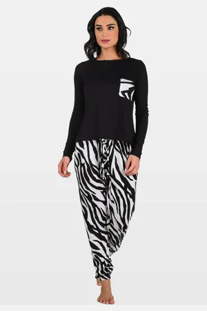 Summer Soul Pijama Feminino Longo Zebra