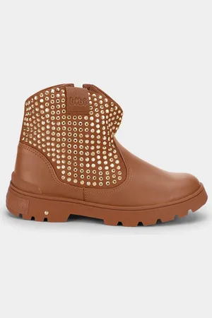 Calçados Bibi Infantil - Bota Bibi Urban Coturno Marrom 28