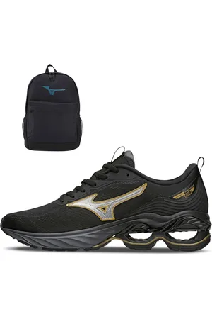 Mizuno Kit 1 Tênis de Corrida Masculino Wave Frontier 15 e 1 Mochila Energy