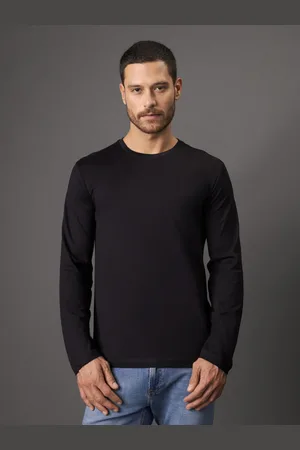 Calvin Klein Camiseta Masculina Pima Manga Longa Calvin Klein
