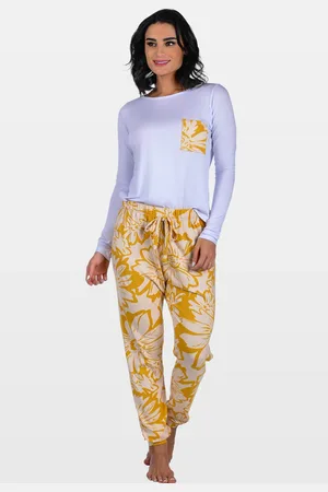 Summer Soul Pijama Feminino Longo Floral