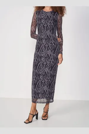Colcci Vestido Tule Ondas Místicas Fluid Lines