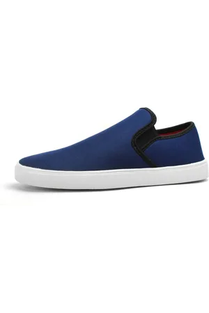 Dhl Calçados Sapato Social Masculino Loafer Slip On Sem Cadarço Azul