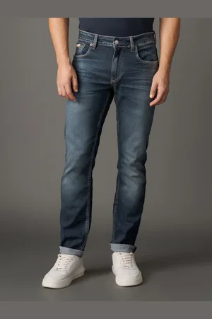 Calvin Klein Calça Jeans Masculina Skinny Premium Wash - Marinho