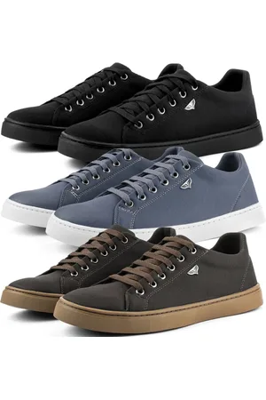 Dhl Calçados Kit 3 Pares Sapatênis Masculino Casual Skateboard