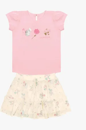 TRICK NICK Infantil - Conjunto Body Com Saia