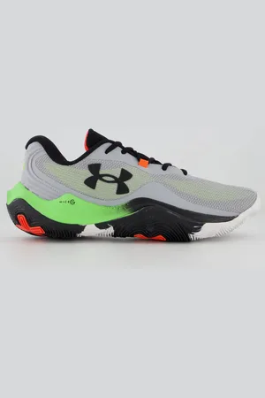 Under Armour Tênis Buzzer 2 Cinza e Verde
