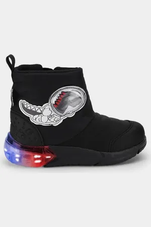 Calçados Bibi Infantil - Bota Bibi Space Preta de Dino 20