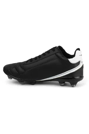 Dhl Calçados Chuteira League com Cravo para Campo Masculina Preto