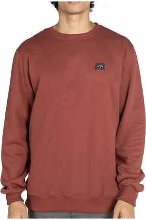 Billabong Moletom Careca Small Arch Patch WT25 Vinho
