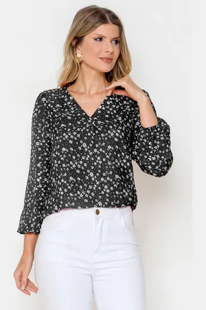 Intens Blusa Manga Longa Crepe