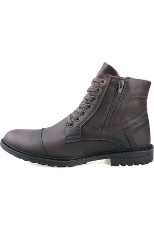 Dhl Calçados Bota Casual Cano Médio Com Zíper