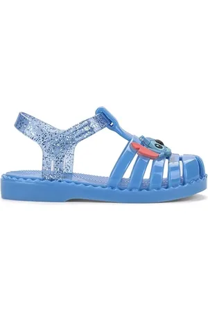 GRENDENE Infantil - Sandália de Stitch Disney Duo Azul Incolor