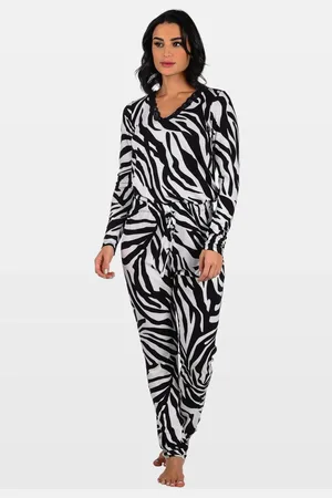 Summer Soul Pijama Feminino Longo Zebra