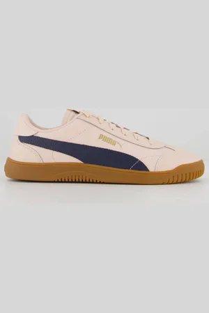 PUMA Tênis Club 5V5 Feminino Off White e Azul