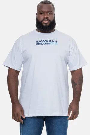 HD Hawaiian Dreams Camiseta HD Plus Size Brand Branca