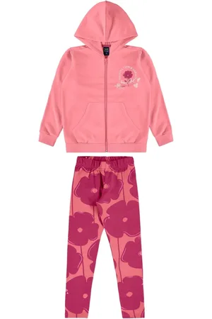 Bee Loop Infantil - Conjunto Jaqueta e Calça Legging Molecotton para Meninas