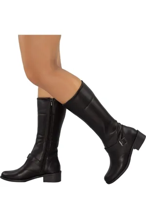 Amorelle Coturno Bota Montaria Cano Longo Salto Baixo Galocha Sintético