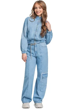Gloss Infantil - Calça Jeans Wide Leg Juvenil