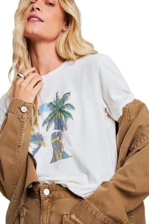 Reversa Camiseta Malha Silk R Palm