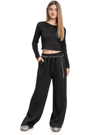 Gloss Infantil - Blusa Cropped Juvenil em Malha Lurex