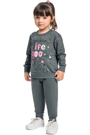 Bee Loop Infantil - Conjunto com Blusão e Calça para Menina