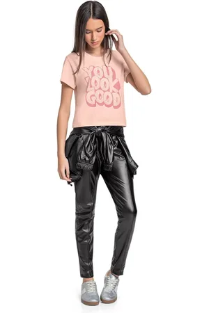 Gloss Infantil - Blusa Juvenil em Meia Malha com Strass