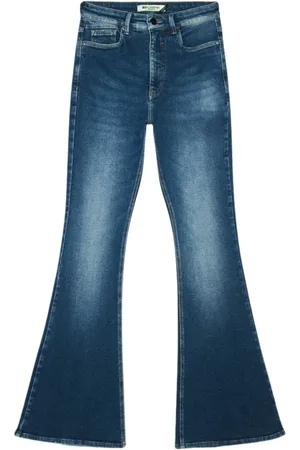 Reversa Calça Jeans Flare Nina High Blue Azul
