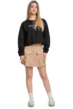 Gloss Infantil - Conjunto com Blusão e Short-Saia Juvenil