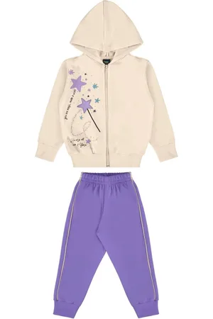 Bee Loop Infantil - Conjunto Jaqueta e Calça Moletom Para Menina