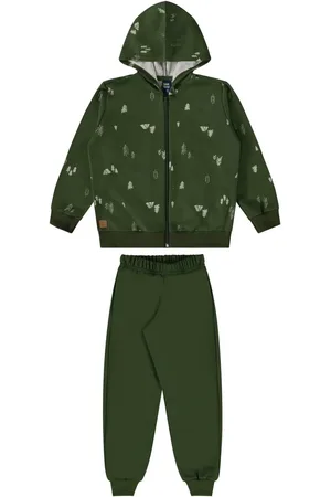 Bee Loop Infantil - Conjunto Jaqueta com Capuz e Calça Moletom para Meninos