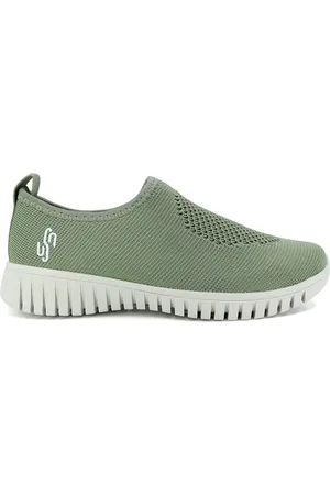 USAFLEX Tênis Feminino Slip-On Conforto Tricot AE2208