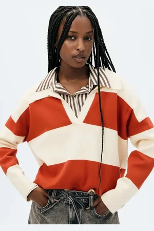 Hering Blusa Polo Feminina Oversized Listrada