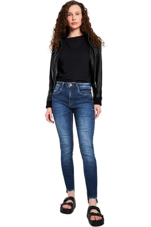 Reversa Calça Jeans Nick Mídi Rise Skinny