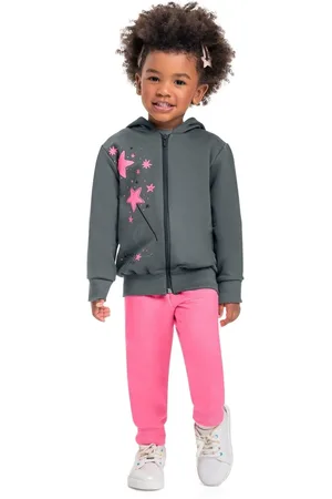 Bee Loop Infantil - Conjunto Jaqueta e Calça Moletom Para Menina