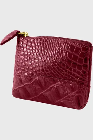 Mariart Porta Moedas Couro Croco PN10CROMRT