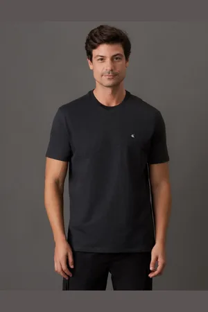 Calvin Klein Camiseta Masculina Piquet Pontilhado