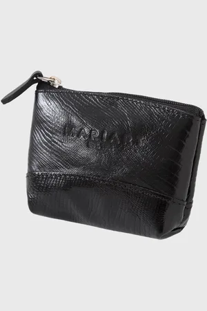 Mariart Porta Moedas Couro Lezard PN10LEZMRT Preta