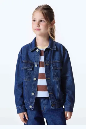 Hering Infantil - Jaqueta Oversized Jeans