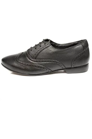 PATTINI Sapato Feminino Oxford em Couro Detalhe