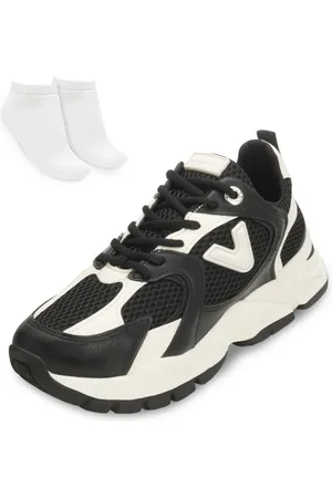 VIA MARTE Tênis Casual e Meia VM25-14001 -Creme