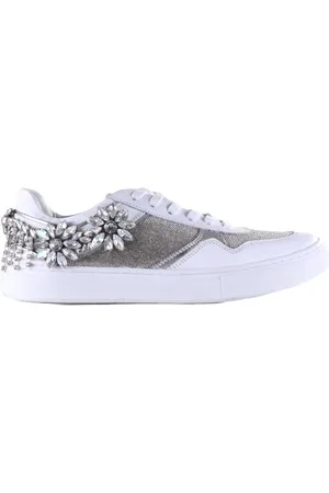 Zariff Tênis Feminino com Pedrarias Glw169 Branco/Prata